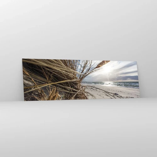 Impression sur verre - Image sur verre - Rencontre des éléments - 160x50 cm