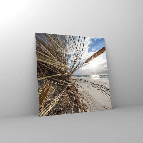 Impression sur verre - Image sur verre - Rencontre des éléments - 30x30 cm