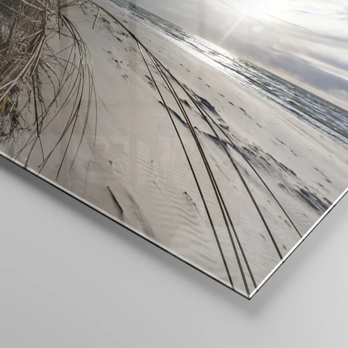 Impression sur verre - Image sur verre - Rencontre des éléments - 40x40 cm