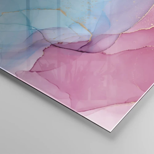 Impression sur verre - Image sur verre - Rencontre et mélange - 160x50 cm