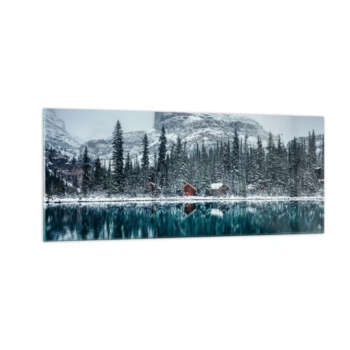 Impression sur verre - Image sur verre - Retraite canadienne - 100x40 cm