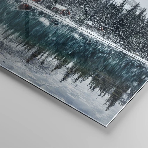 Impression sur verre - Image sur verre - Retraite canadienne - 120x80 cm