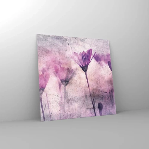 Impression sur verre - Image sur verre - Rêve de fleurs - 40x40 cm