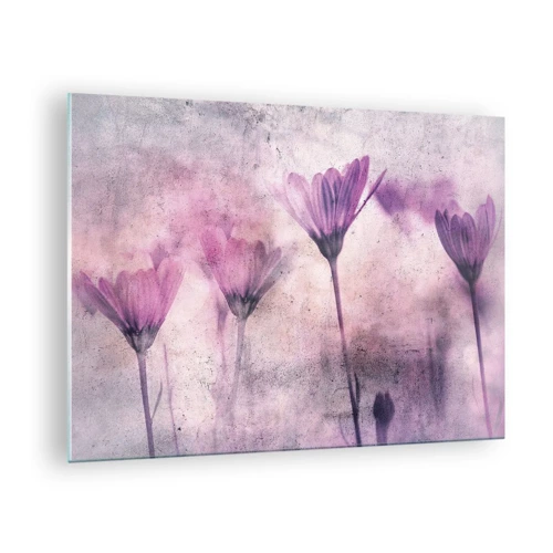 Impression sur verre - Image sur verre - Rêve de fleurs - 70x50 cm