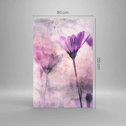 Impression sur verre - Image sur verre - Rêve de fleurs - 80x120 cm