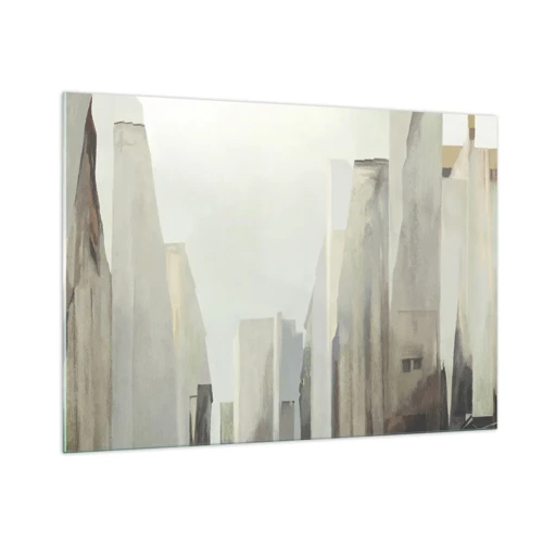 Impression sur verre - Image sur verre - Rêve de la ville - 100x70 cm