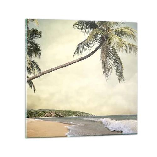 Impression sur verre - Image sur verre - Rêve tropical - 30x30 cm
