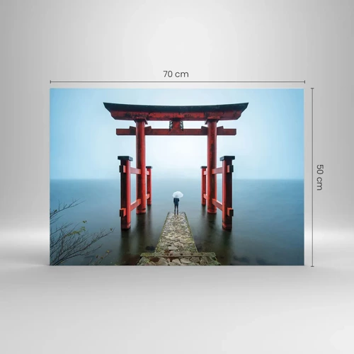Impression sur verre - Image sur verre - Rêverie japonnaise - 70x50 cm