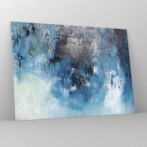 Impression sur verre - Image sur verre - Rhapsodie en bleu - 70x50 cm