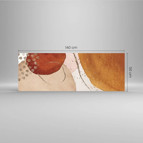 Impression sur verre - Image sur verre - Rondeur et mouvement - 140x50 cm
