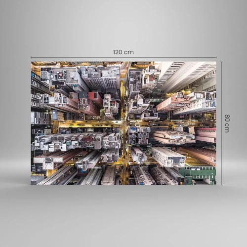 Impression sur verre - Image sur verre - Salutations de Hong-Kong - 120x80 cm
