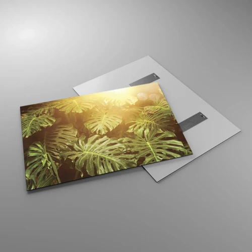 Impression sur verre - Image sur verre - Se fondre dans la verdure - 100x70 cm