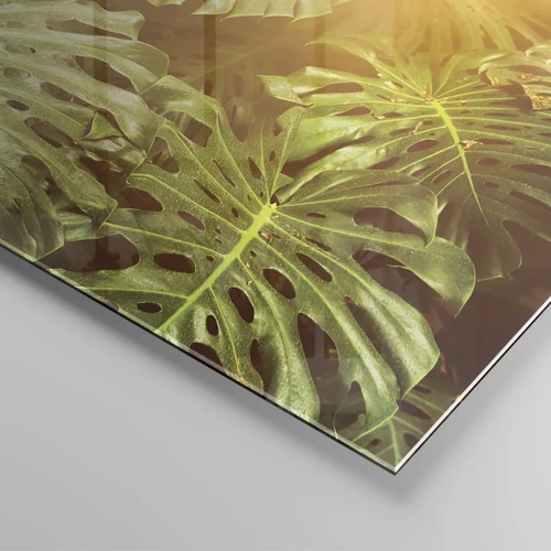 Impression sur verre - Image sur verre - Se fondre dans la verdure - 100x70 cm