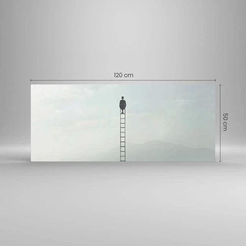 Impression sur verre - Image sur verre - Se soulever au-dessus - 120x50 cm