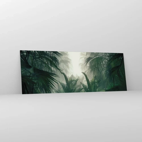 Impression sur verre - Image sur verre - Secret tropical - 140x50 cm