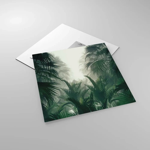 Impression sur verre - Image sur verre - Secret tropical - 50x50 cm