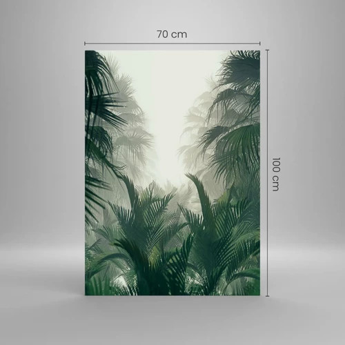 Impression sur verre - Image sur verre - Secret tropical - 70x100 cm