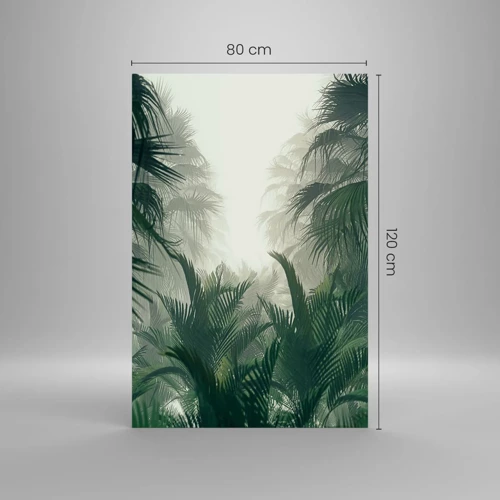 Impression sur verre - Image sur verre - Secret tropical - 80x120 cm