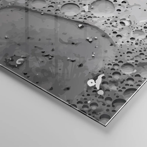 Impression sur verre - Image sur verre - Sentier de mousse - 100x40 cm