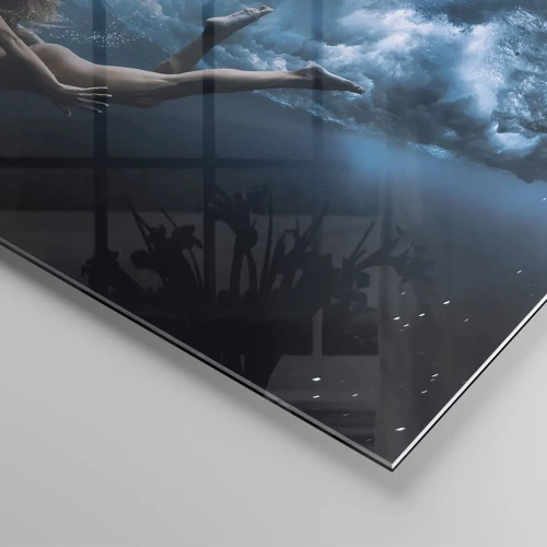 Impression sur verre - Image sur verre - Sirène moderne - 40x40 cm