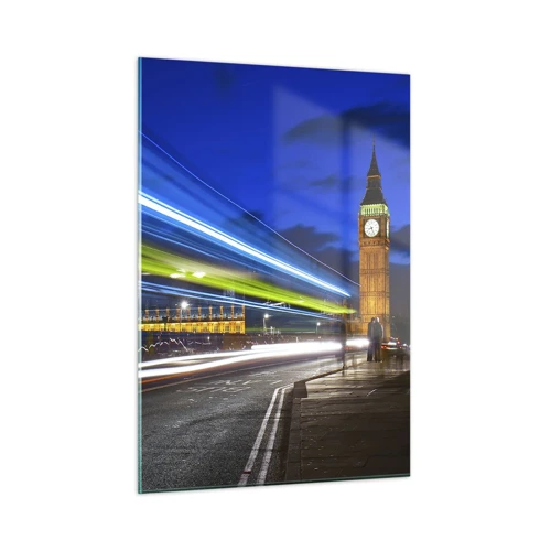 Impression sur verre - Image sur verre - Sous l'œil de Big Ben - 50x70 cm