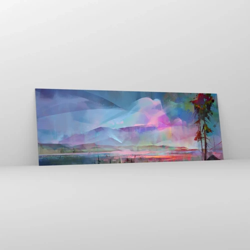 Impression sur verre - Image sur verre - Sous un ciel bienveillant - 140x50 cm