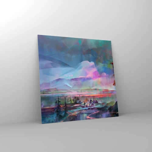 Impression sur verre - Image sur verre - Sous un ciel bienveillant - 60x60 cm