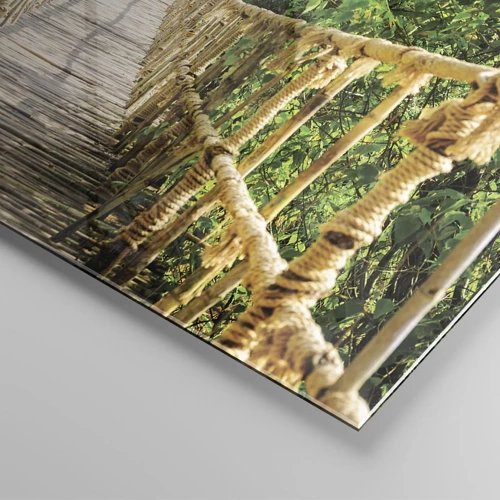 Impression sur verre - Image sur verre - Suspendu dans la nature - 100x70 cm
