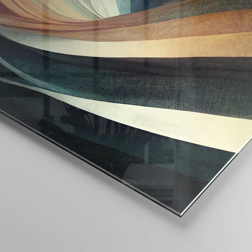 Impression sur verre - Image sur verre - Tissé à partir de couleurs - 70x100 cm