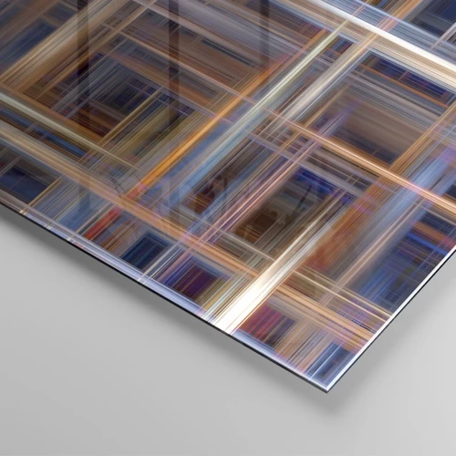 Impression sur verre - Image sur verre - Tissé de lumière - 50x70 cm