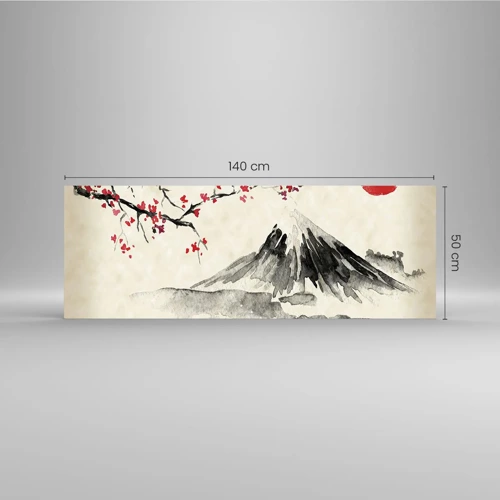 Impression sur verre - Image sur verre - Tomber amoureux du Japon - 140x50 cm