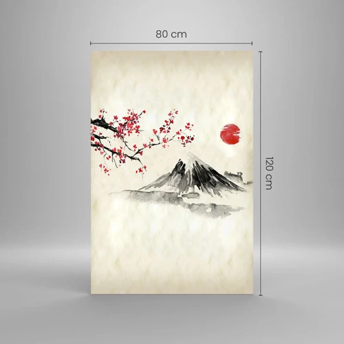 Impression sur verre - Image sur verre - Tomber amoureux du Japon - 80x120 cm