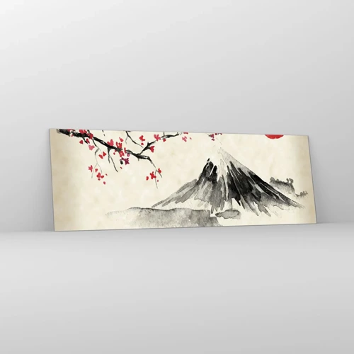 Impression sur verre - Image sur verre - Tomber amoureux du Japon - 90x30 cm