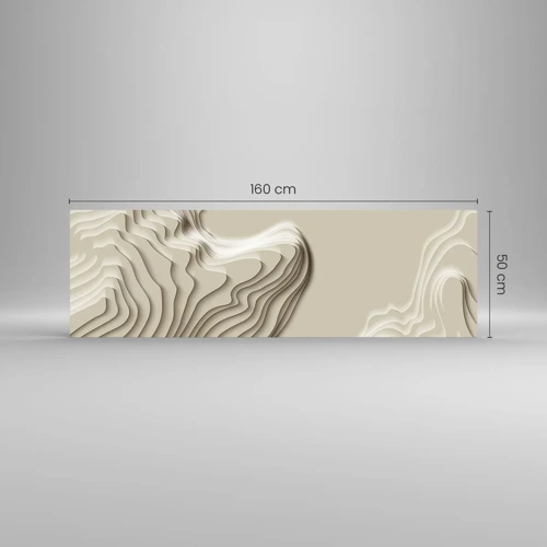 Impression sur verre - Image sur verre - Topographie artistique - 160x50 cm