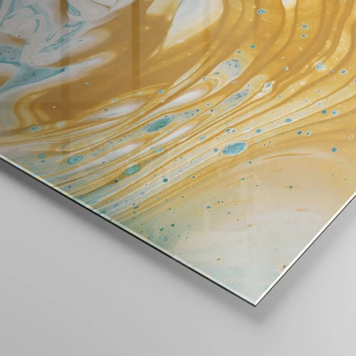 Impression sur verre - Image sur verre - Tourbillon pastel - 50x50 cm