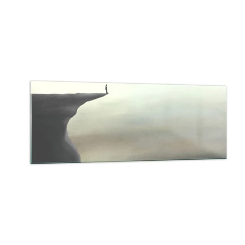 Impression sur verre - Image sur verre - Tout en haut, bien entendu! - 140x50 cm