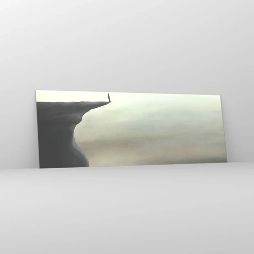 Impression sur verre - Image sur verre - Tout en haut, bien entendu! - 140x50 cm