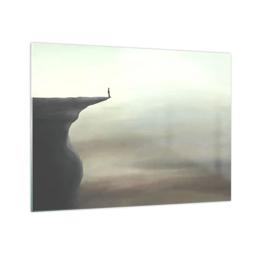 Impression sur verre - Image sur verre - Tout en haut, bien entendu! - 70x50 cm