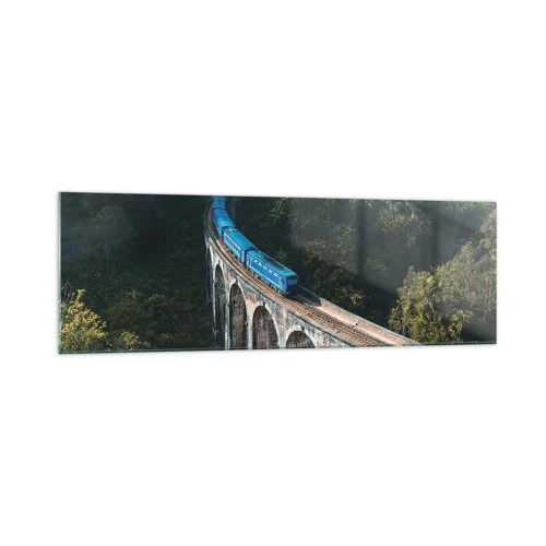 Impression sur verre - Image sur verre - Train nature - 160x50 cm