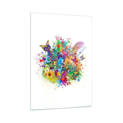 Impression sur verre - Image sur verre - Un bouquet de joie - 50x70 cm