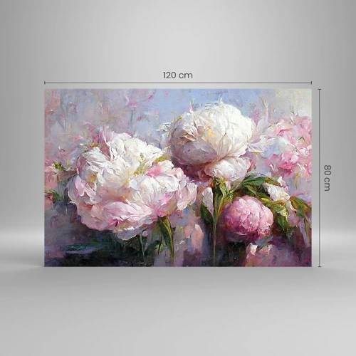 Impression sur verre - Image sur verre - Un bouquet plein de vie - 120x80 cm