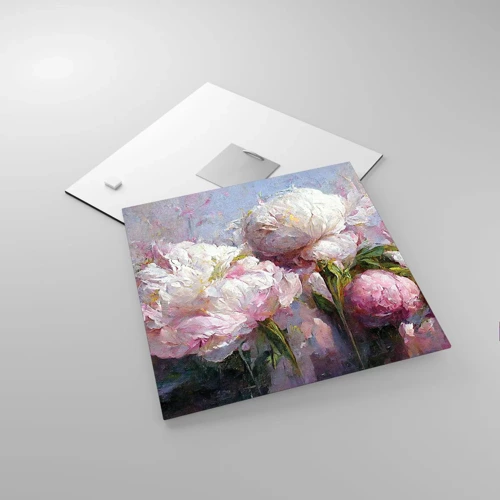 Impression sur verre - Image sur verre - Un bouquet plein de vie - 30x30 cm