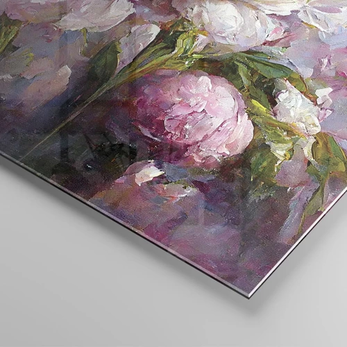 Impression sur verre - Image sur verre - Un bouquet plein de vie - 30x30 cm