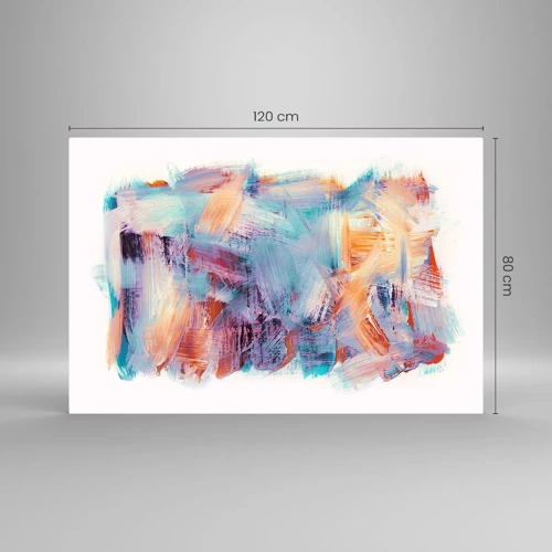 Impression sur verre - Image sur verre - Un désordre coloré - 120x80 cm