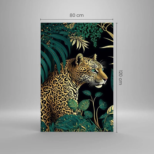 Impression sur verre - Image sur verre - Un hôte dans la jungle - 80x120 cm