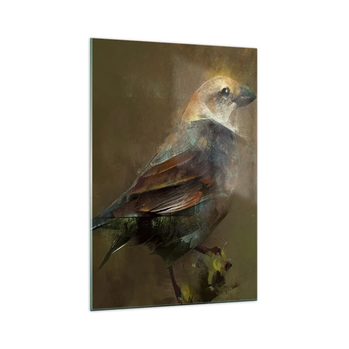 Impression sur verre - Image sur verre - Un moineau, un petit oiseau - 70x100 cm