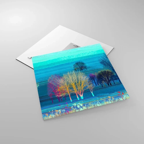 Impression sur verre - Image sur verre - Un paysage soigné - 40x40 cm