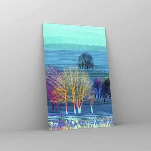 Impression sur verre - Image sur verre - Un paysage soigné - 80x120 cm