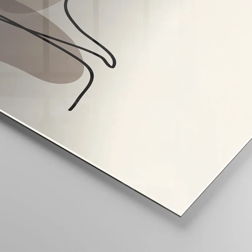 Impression sur verre - Image sur verre - Une certaine ligne de beauté - 70x50 cm