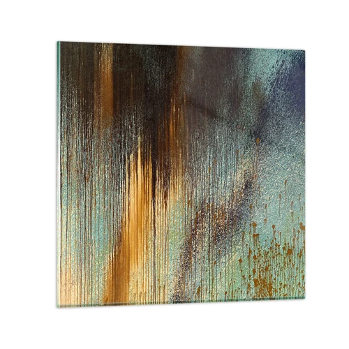 Impression sur verre - Image sur verre - Une composition de couleirs non fortuite - 30x30 cm